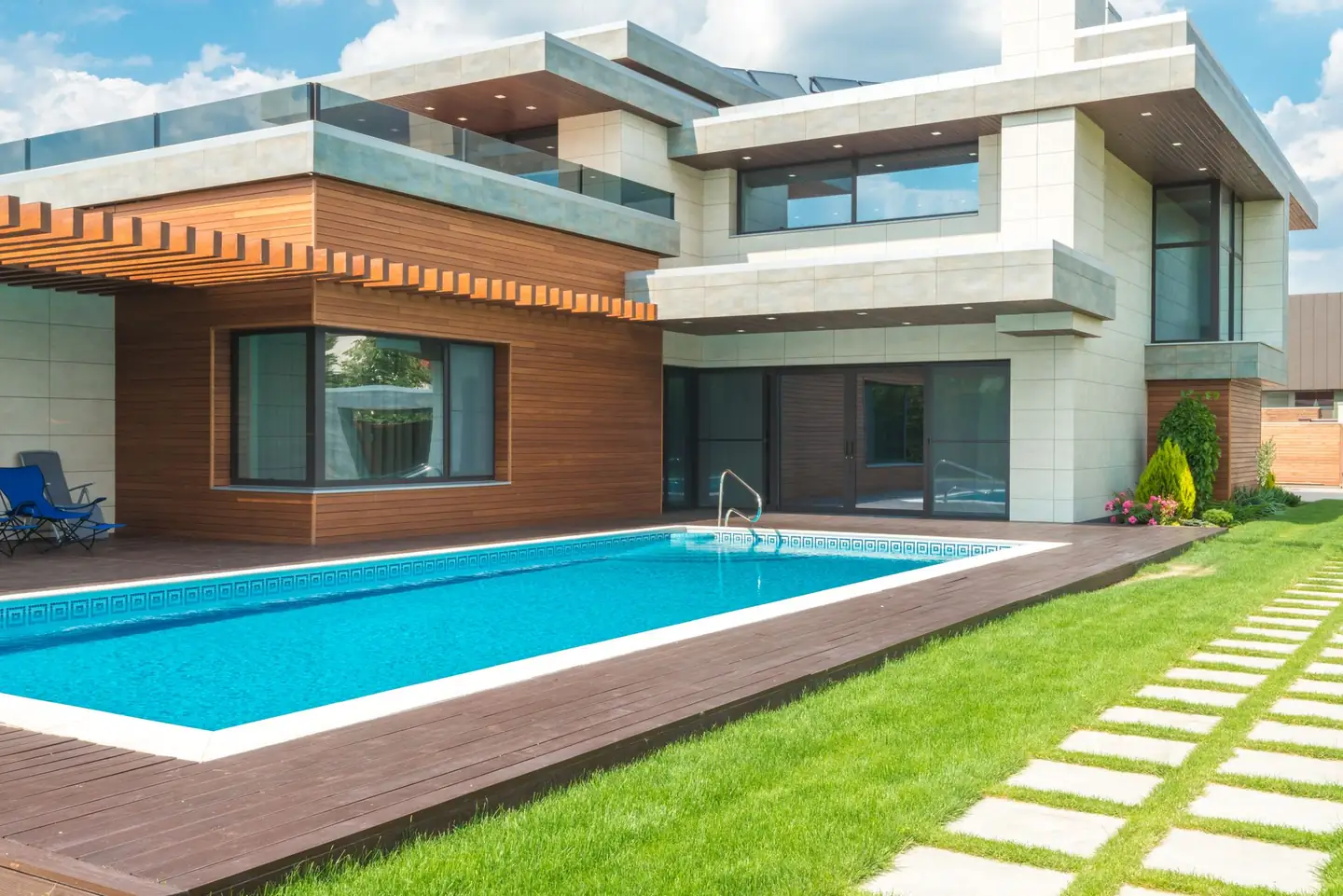 Swimming pool built in Carnes Hill, NSW